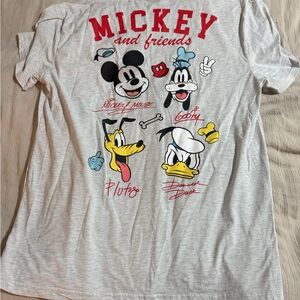 Disney Mickey and Friends Light Gray men’s T-Shirt